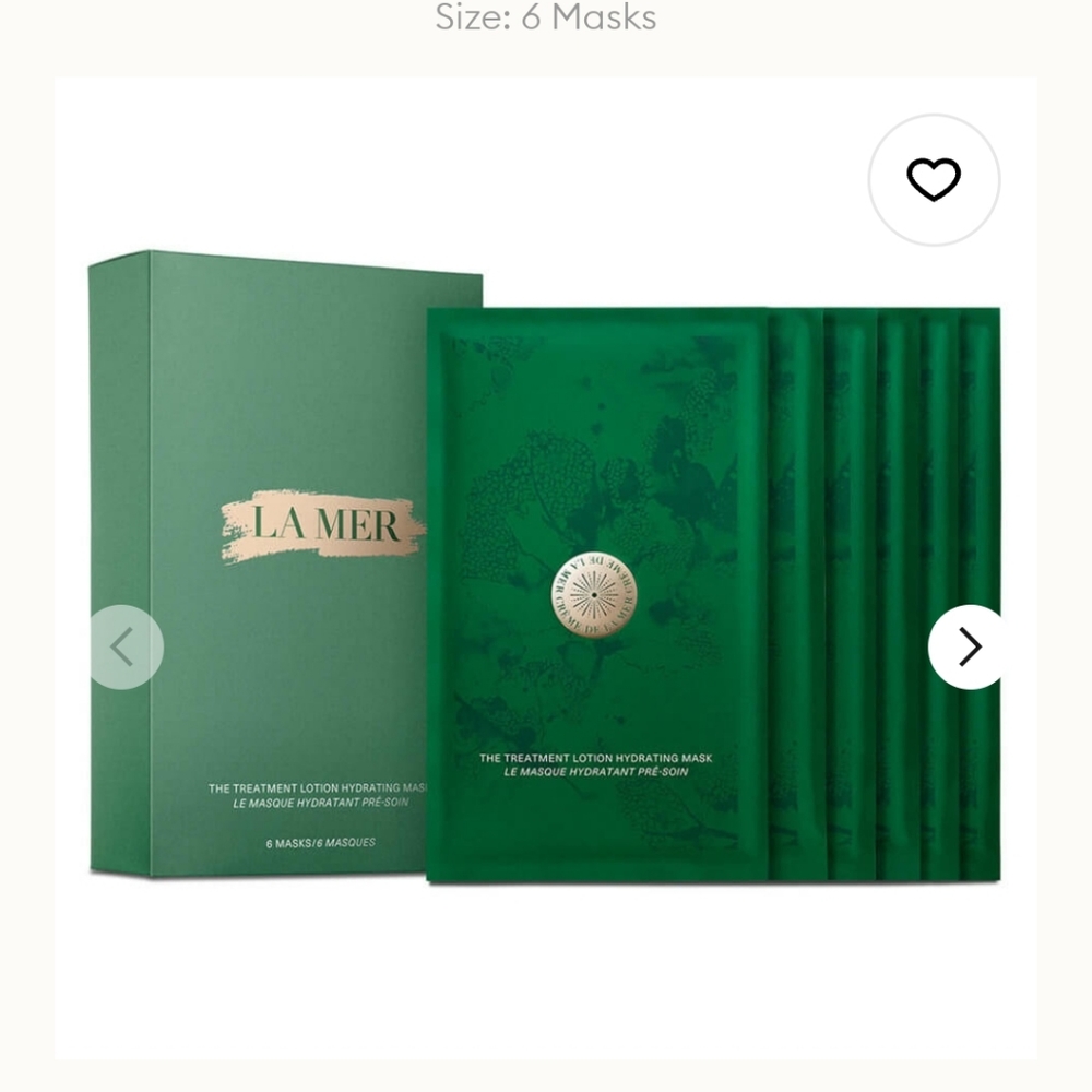 La mer The Treatment Lotion Hydration Mask 6 Pack . - Picture 4 of 9